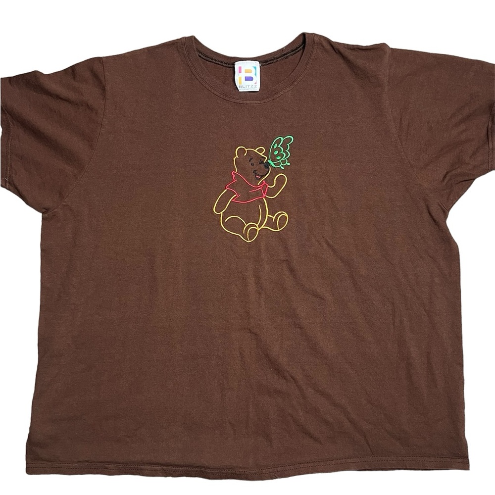 Vintage Brown embroidered Winnie the Pooh tee
